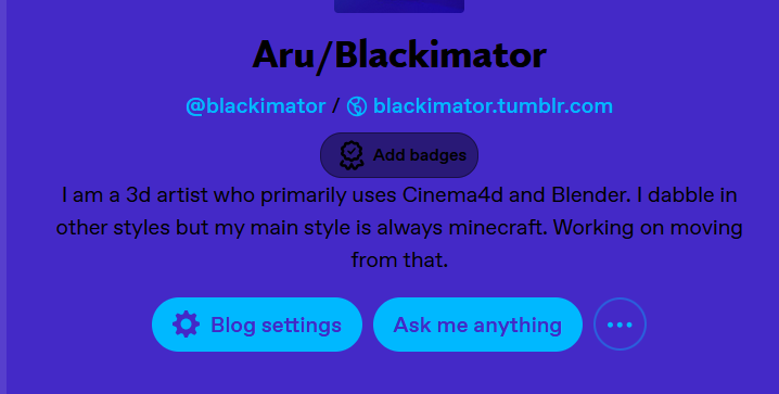Blackimator's tweet photo. No longer posting art on here and everything has been purged and archived in a private DC server.
Find me here:
https://t.co/VbyNR1S0AD
https://t.co/LhCKpXexur
Discord (Mainly active on Rainimator's server.)
https://t.co/NTxUWd1188 https://t.co/lrn2IDkVGO
