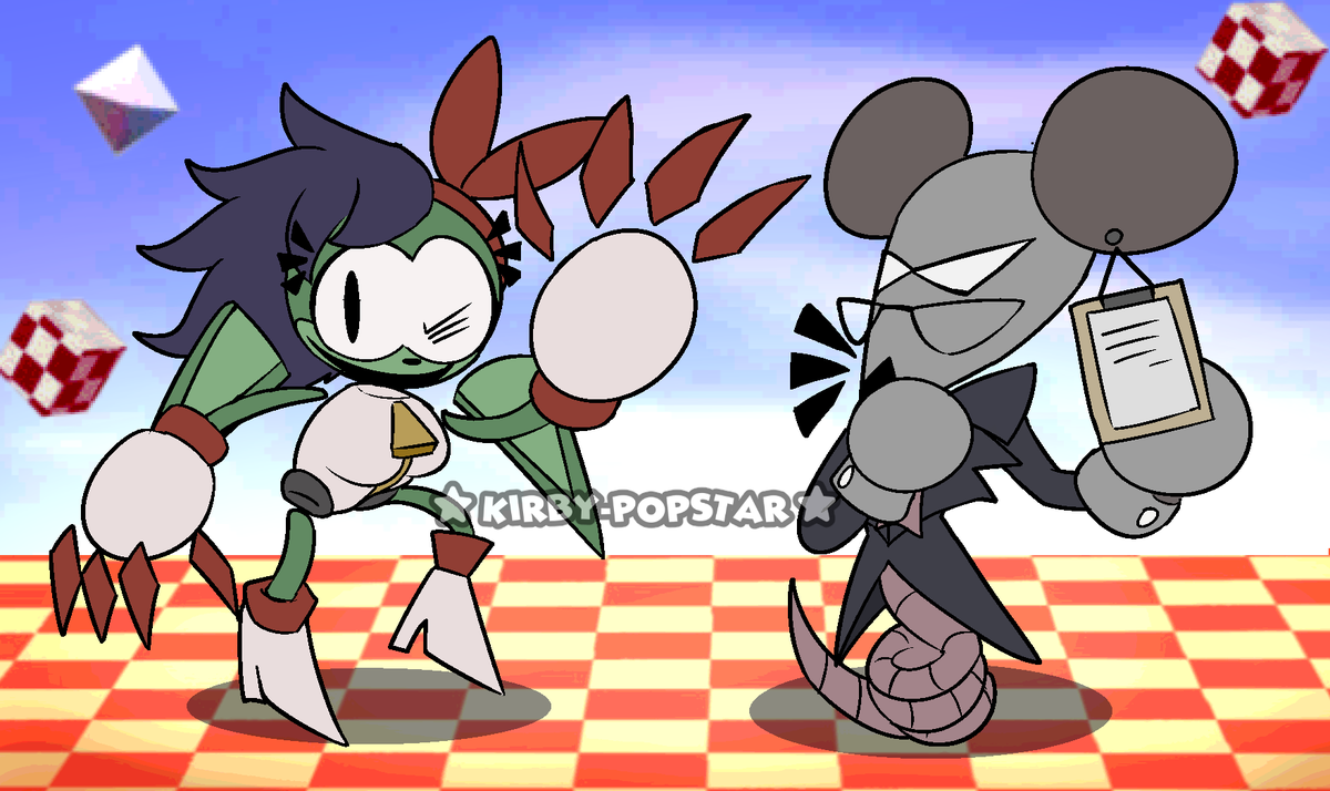 Kirby_Popstar_'s tweet image. Some my Sonk style comms works made recently