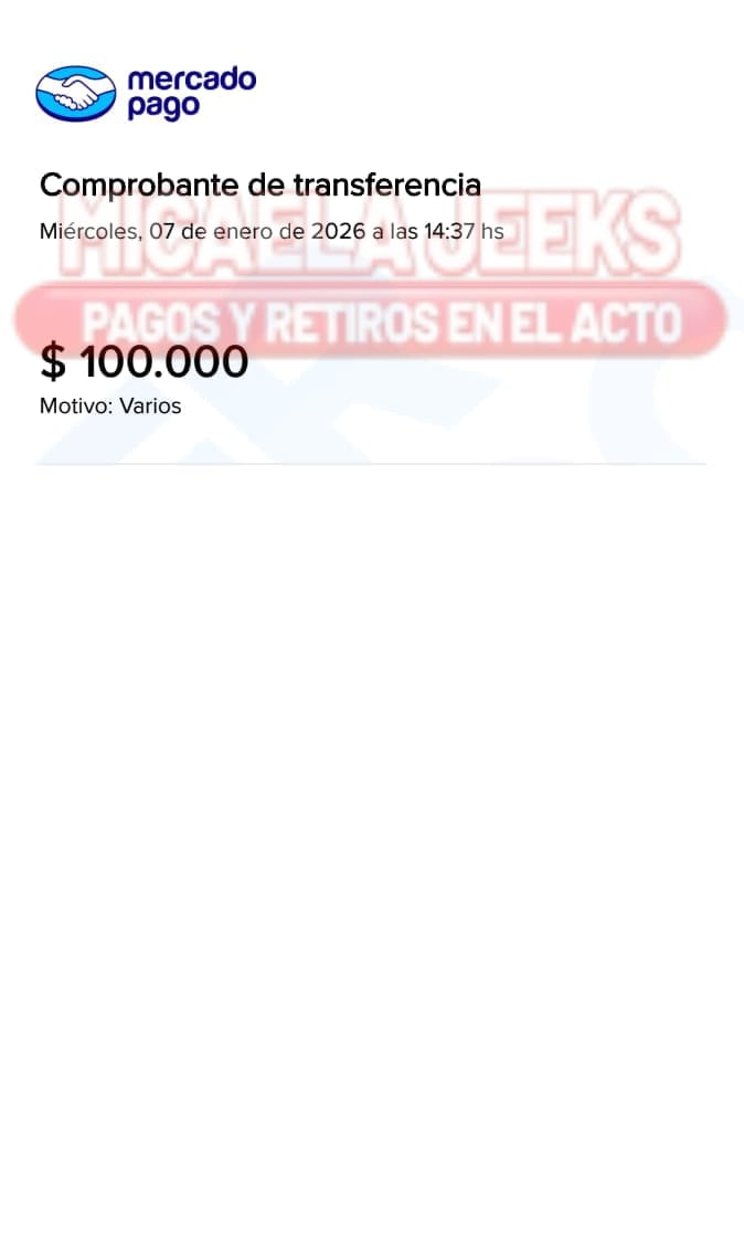 Micajeeks's tweet image. 𝗟𝗜𝗡𝗘𝗔 𝟭 👇
📲wa.me/5491123394478
📲
📲
𝚅𝙴𝙽𝙸 𝙰 𝙹𝚄𝙶𝙰𝚁 𝙲𝙾𝙽 𝚃𝙾𝚃𝙰𝙻 𝙲𝙾𝙽𝙵𝙸𝙰𝙽𝚉𝙰 𝚈 𝙻𝙻𝙴𝚅𝙰𝚃𝙴 𝙴𝙻 𝙿𝚁𝙴𝙼𝙸𝙾 𝚀𝚄𝙴 𝚃𝙰𝙽𝚃𝙾 𝚃𝙴 𝙼𝙴𝚁𝙴𝙲𝙴𝚂