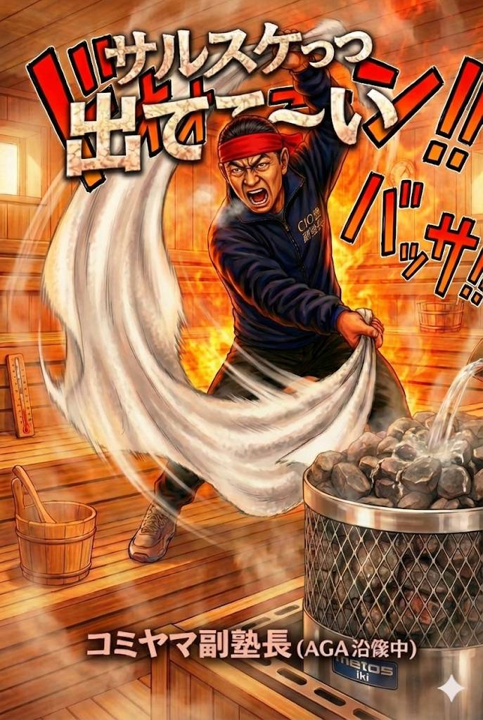 🔥 熱波超越・爆進！！ ​わしがCIO塾長江田島平八である！喝ーッ