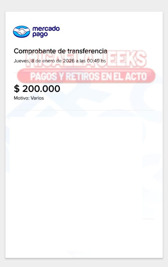 Micajeeks's tweet image. ¿Te vas a animar a ser la próxima o el próximo ganador? 👀

🔥LA MEJOR ATENCION SIN DUDAS 🔥

¡Jueguen con total confianza y seguridad, más que recomendable!
𝗟𝗜𝗡𝗘𝗔 𝟭 👇
📲wa.me/5491123394478
📲
📲