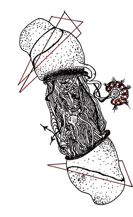 Andrei91121's tweet photo. Art of the Day! "Sea Noodle". Buy at: https://t.co/kDpsG08alM https://t.co/LmrIWaIJ3G