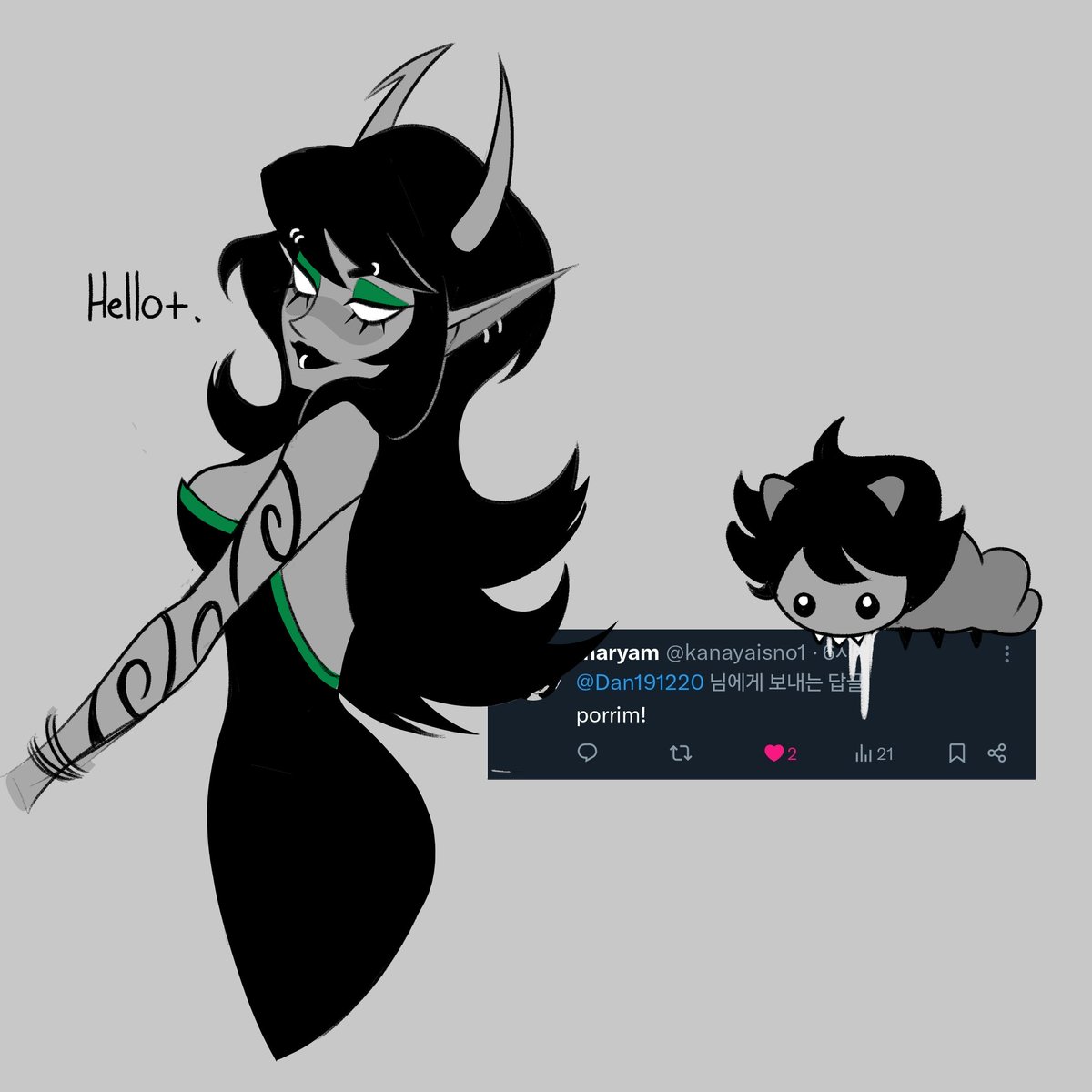 Dan191220's tweet image. I finish my doodle