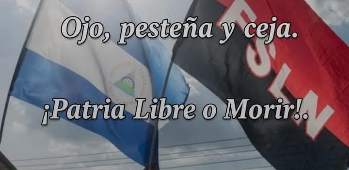 Todos los sandinistas y revolucionarios del mundo debemos estar ojo,pestaña y ceja.
Ni un paso atrás ante el imperialismo yanqui y sus lambebotas