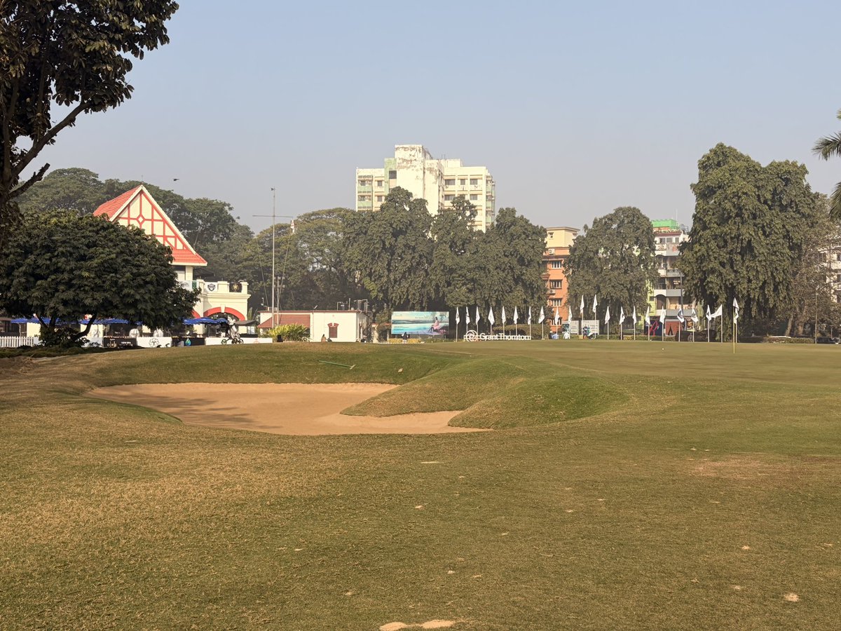 Beautiful peak winter morning at #RoyalCalcutta #GolfClub- pretty close to an Indian Summer in London! One of the oldest #Golf courses in the World. So much opportunity for #Tourism development in this historic city of #Kolkata