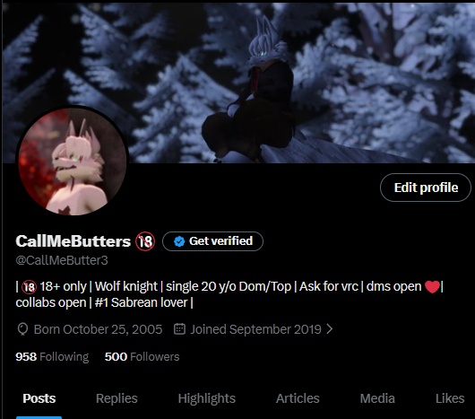 CallMeButter3's tweet image. 500!!! That video will be coming out soon :3c