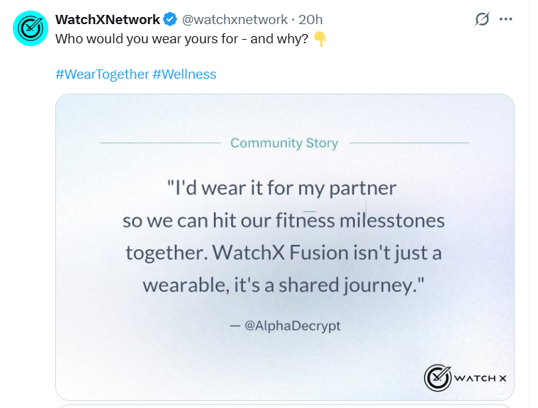 AlphaDecrypt's tweet photo. #WearTogether #wellness https://t.co/bjCoSJtUYJ