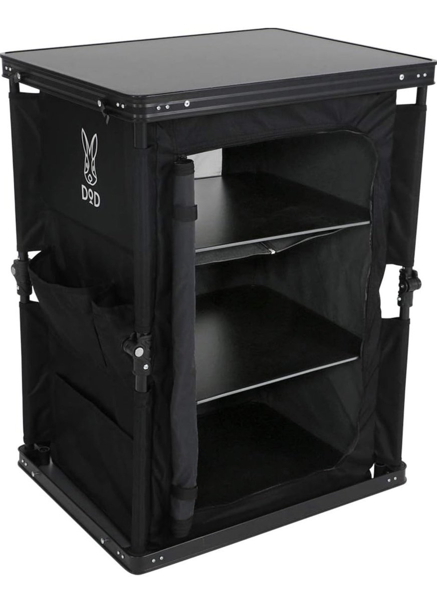 DOD(ディーオーディー) マルチキッチンテーブル 引き上げるだけで棚が完成 Amazon | DOD(ディーオーディー) マルチキッチンテーブル 引き上げる