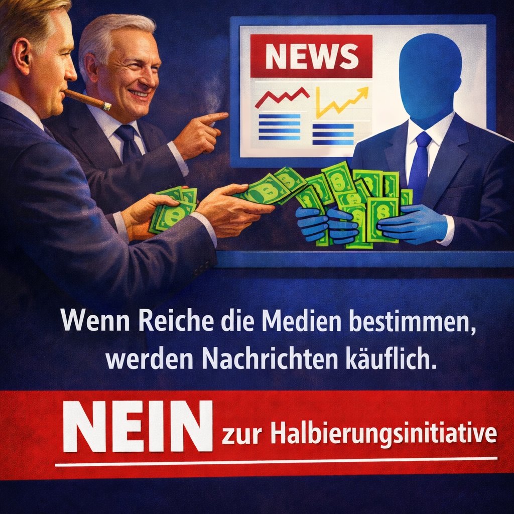 Die USA zeigen: Ohne starken Service Public bestimmen die Reichsten die Medien. Darum Nein zur Halbierungsinitiative.

halbierungsinitiative-nein.ch/?gad_source=1&…