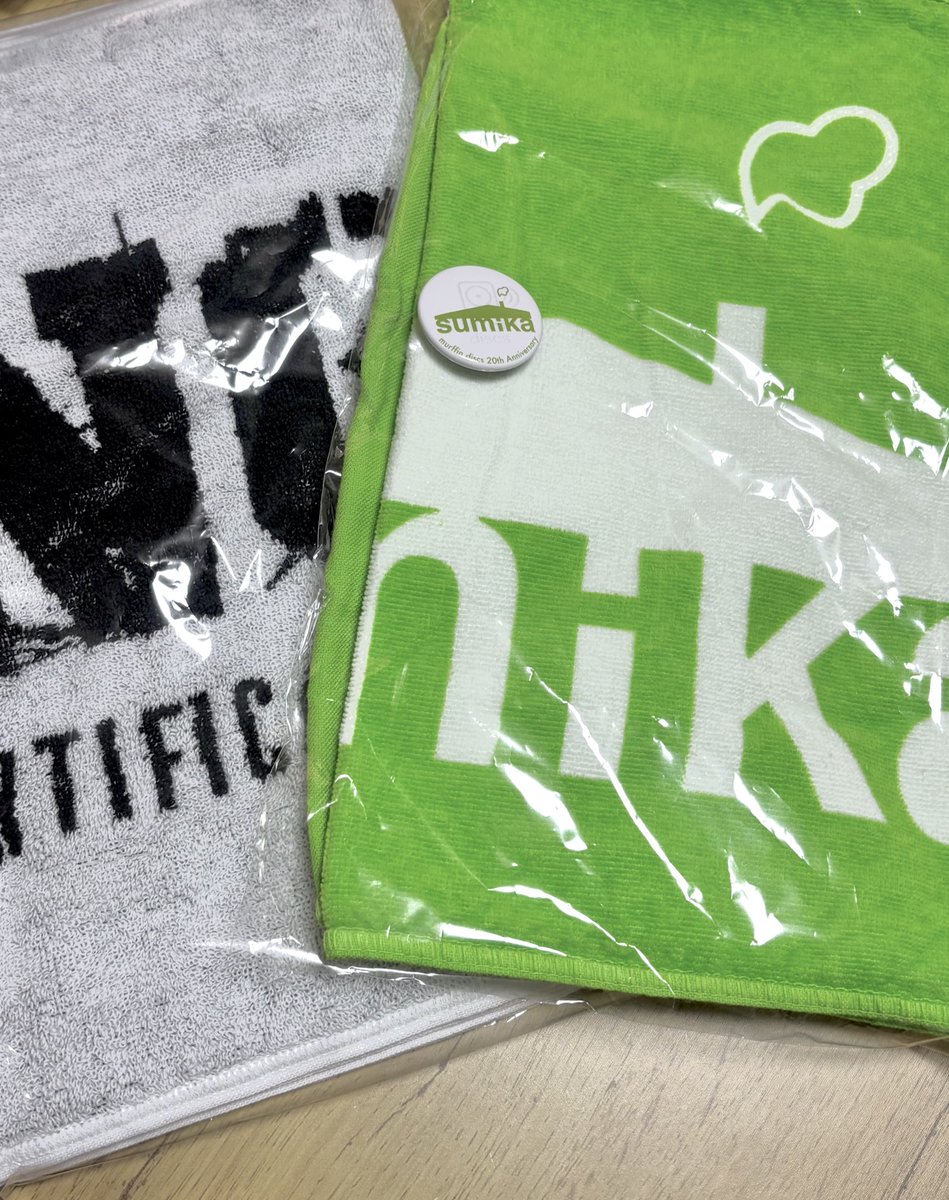 無事お迎えできましたーーー❣️ やなぎホワイトのNOiDタオルとsumika