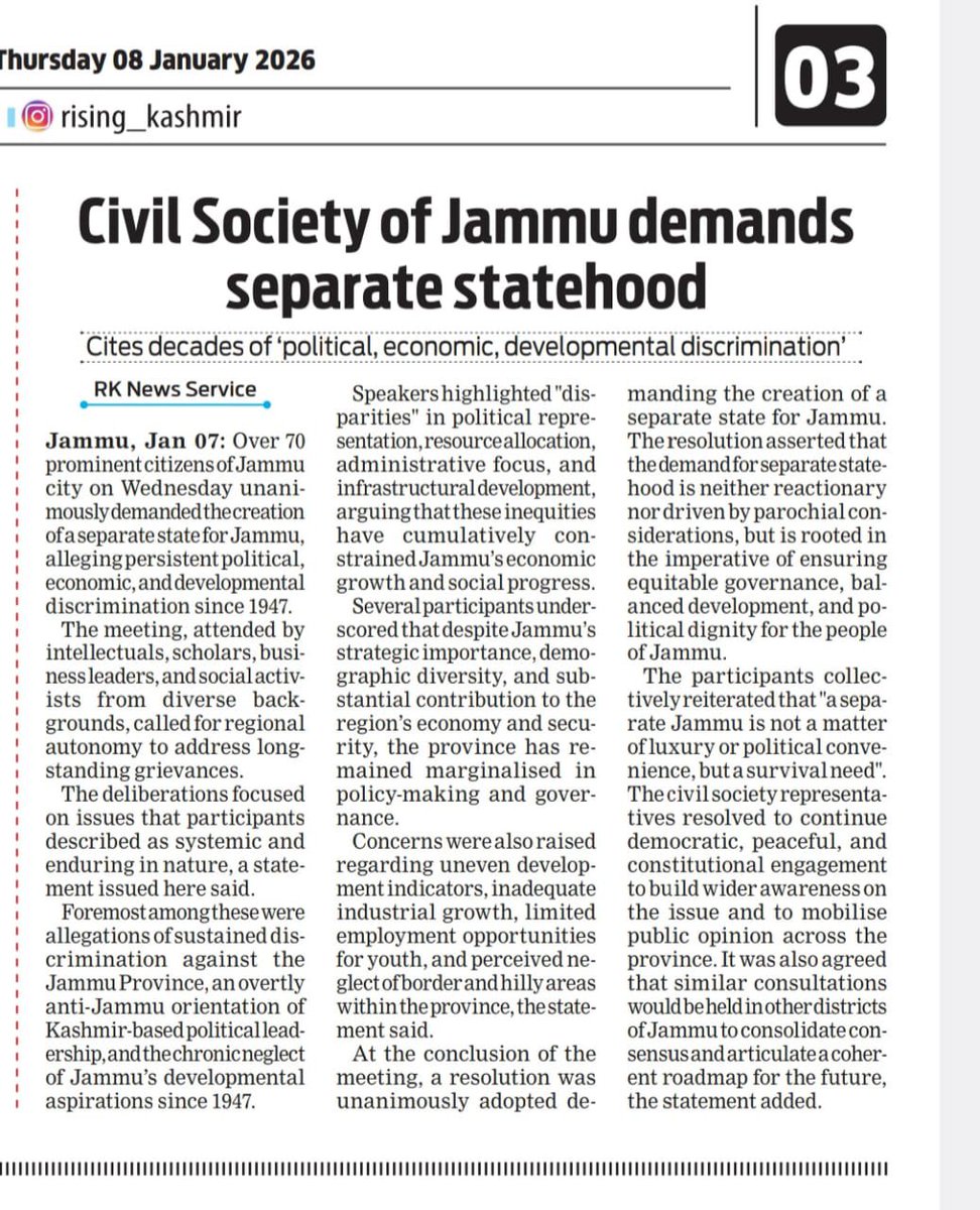 Separate Jammu State tweet media