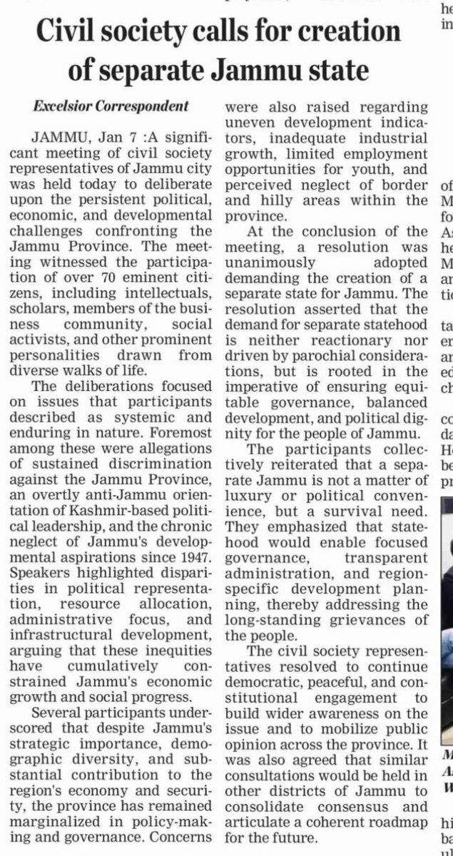 Separate Jammu State tweet media