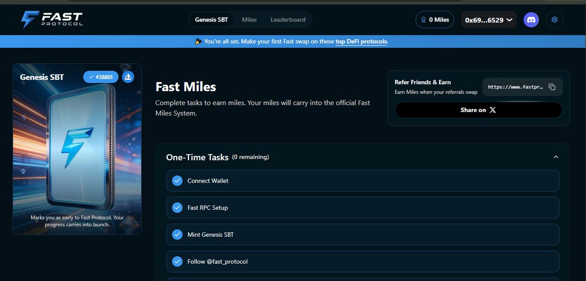 finogun21's tweet photo. i'm using @Fast_Protocol RPC for better transaction!
Swaps on Curve and SushiSwap execute noticeably faster and cheap fees.
This is what Ethereum should be 🥳

Mint your SBT &amp; earn miles using link below:
https://t.co/Wv3chpUiha https://t.co/Skgs04zEbf