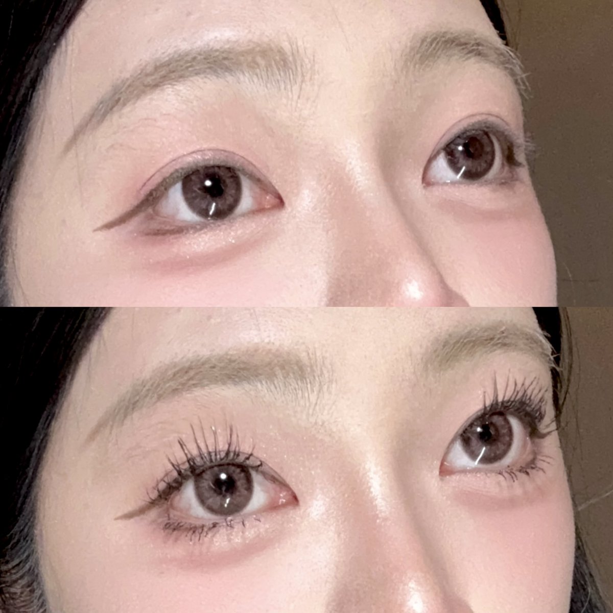 โคตรจะขนตาในฝัน ถ้าไม่ใช่มาสคาร่า L’Oreal Paris Telescopic Extensionist Waterproof Mascara ก็นึกไม่ออกว่าอันไหนจะปัดออกมาได้ฟีลงี้ สวยมากกกกก คือเป็นแปรงที่แบบงัดจากขนตาสั้นๆขึ้นมาได้แบบ 5 มม. เรียงเส้นแบบที่ยังดูธรรมชาติแต่ก็ถ่ายรูปเห็นชัด ไม่ก้อน ทน 24 ชมคือไม่มีแพนด้าแน่นอน