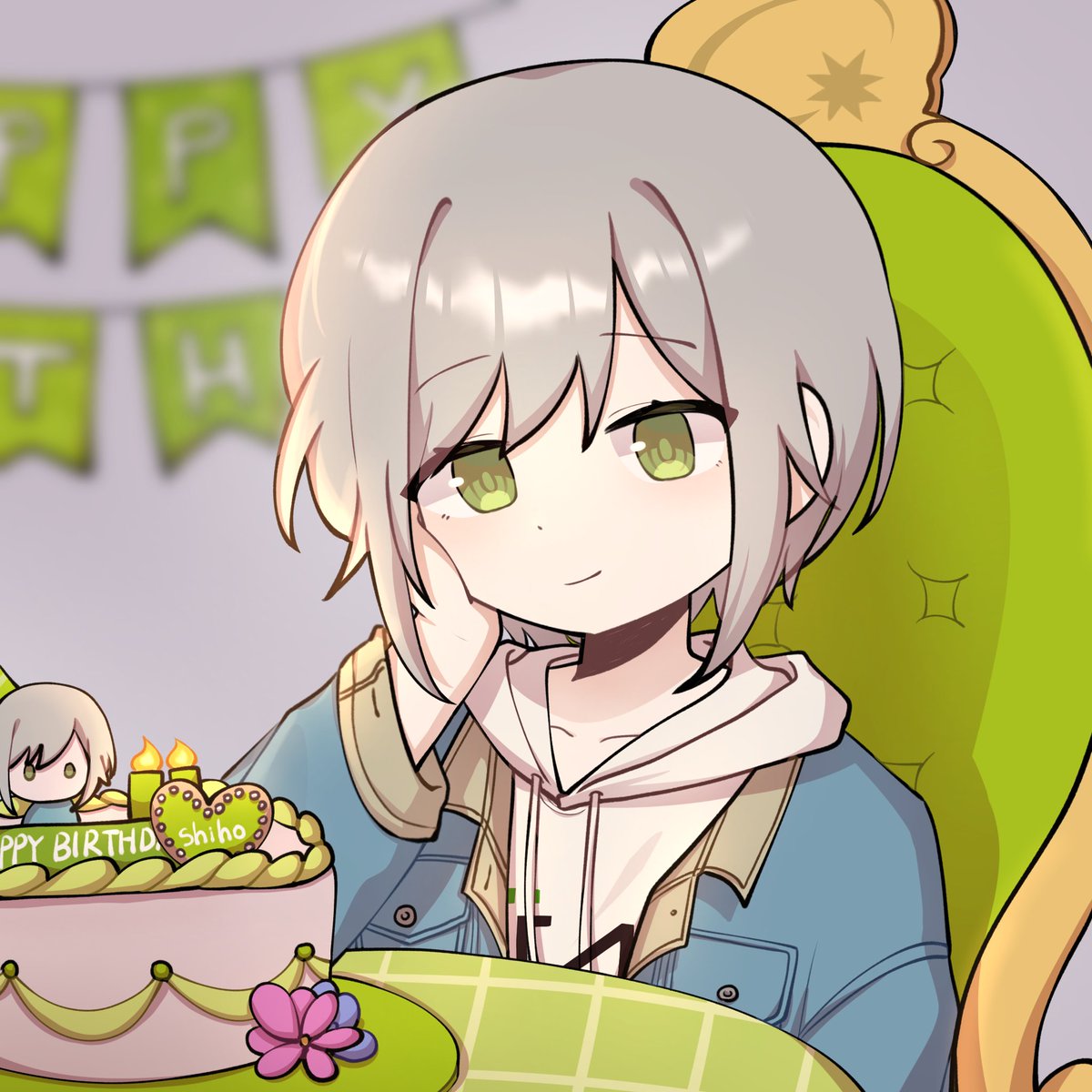 생일이다!!!!!!💚🥳🎂🎉🎉
#日野森志歩誕生祭2026 #prsk_FA