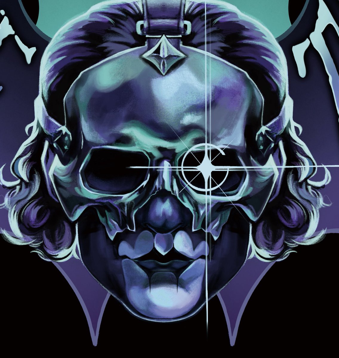 MarmaladeBird's tweet image. Finished my skeletour sticker design! I’ll be at the Orlando ritual…. I have button pins as backup