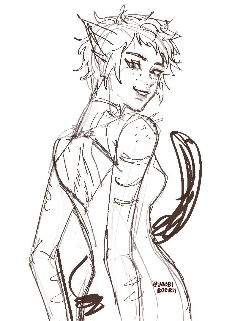 joobiboobii's tweet image. catra sketch i luv that’s never getting finished