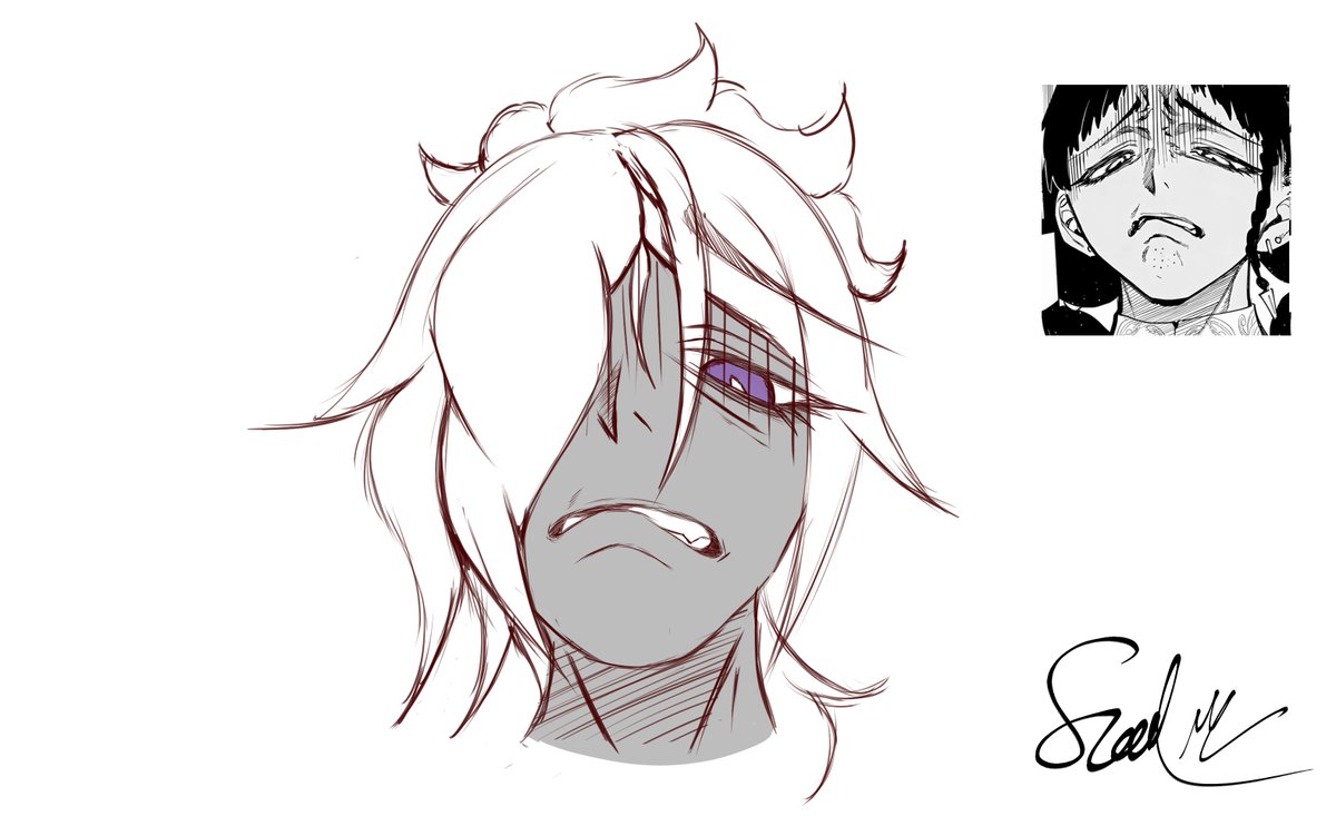 TheFinalSoul's tweet photo. Studying Shiro Usazaki expressions https://t.co/OdDyk7iPQi