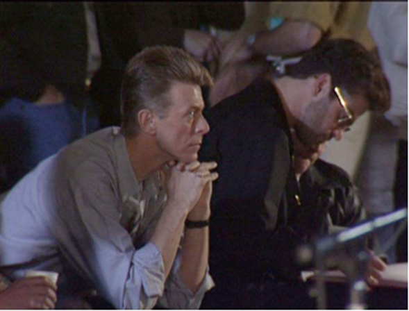 Today we remember the birthday of David Bowie.
Here he is with <a href="/GeorgeMichael/">George Michael</a>  at rehearsals for the Freddie Mercury Tribute Concert in 1992.

#georgemichael
#lovelies4life 💘
#charityinmemoryofgeorgemichael
#lovelieshelp