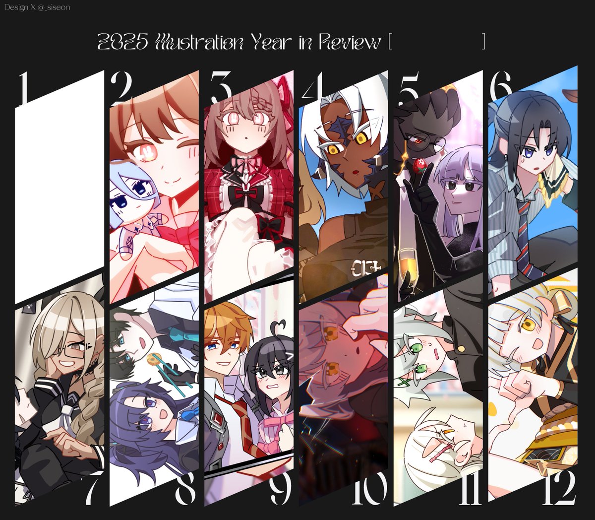 sinui_cms's tweet image. 그림한장타입 위주로 2025년 연말정산 해봤어요!
한장을 열심히 완성하는 타입이다 보니 공부도 많이 된 것 같아요💖 
작업들 하나같이 즐거웠습니다 신청해주신 모든 분들 감사드려요☺ 
새해에도 좋은 일만 가득하길 바랍니다!