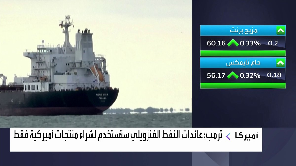 ترمب: عائدات النفط الفنزويلي ستُستخدم لشراء منتجات أميركية فقط افتتاح الأسواق _Business 