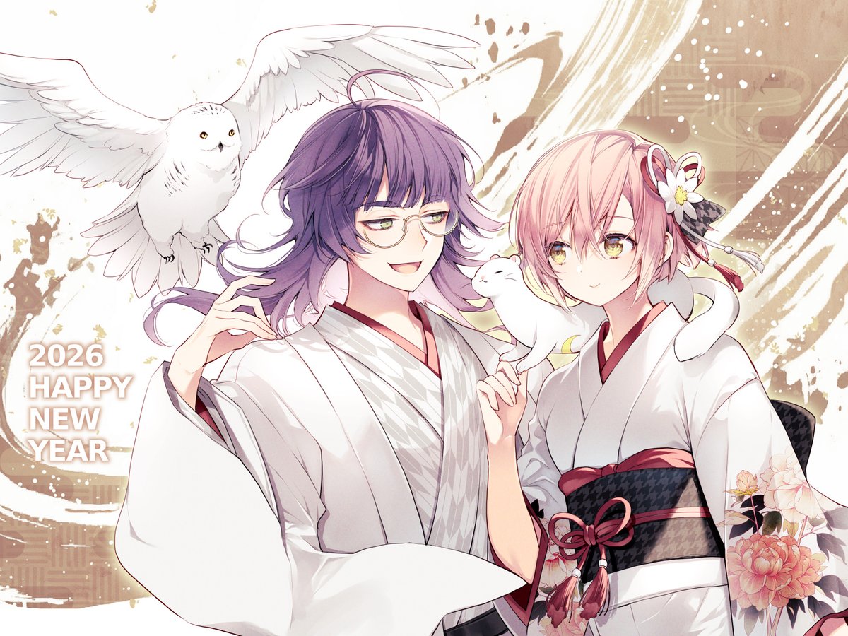 cotoji_696969's tweet image. 謹賀新年2026！🎍