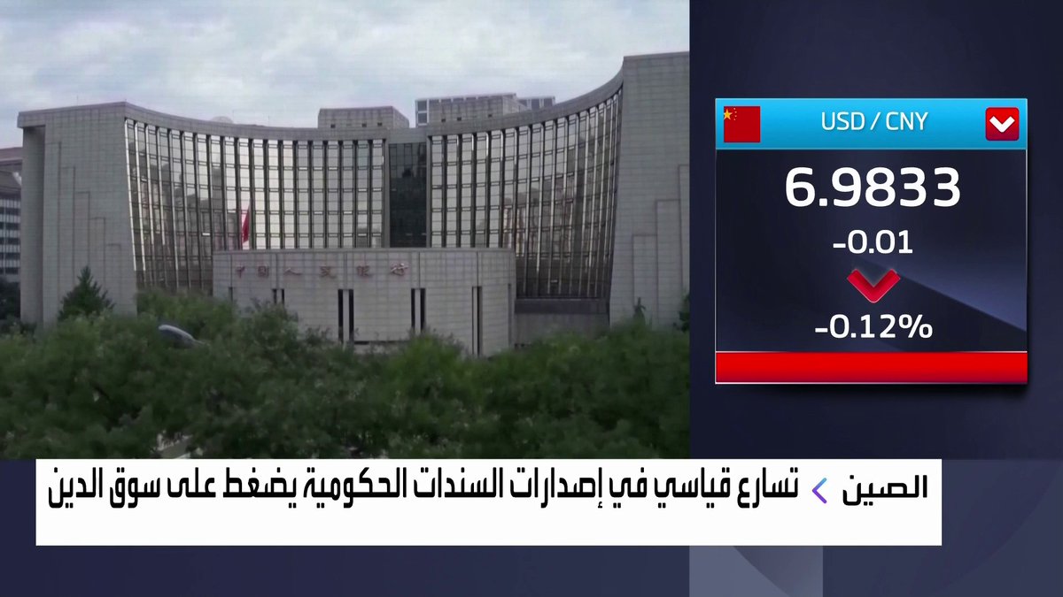 تسارع قياسي في إصدارات السندات الحكومية في الصين يضغط على سوق الدين افتتاح الأسواق _Business 