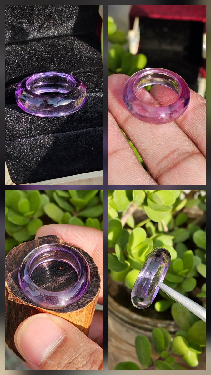 #파블마켓 
신년맞이 자수정 통반지 주문제작 두 점 더 가능합니다! 

요 친구들은 각 748캐럿이며, US 5.5~7호 사이즈로 제작 가능합니다. 
->우측은 과거 제작되었던 이미지에요! 

공지가 조금 늦었지만 새해맞이 할인 행사도 진행중이며 원석 질 좋은 친구들로 최근에!! 들어왔으니 구경해보세요~