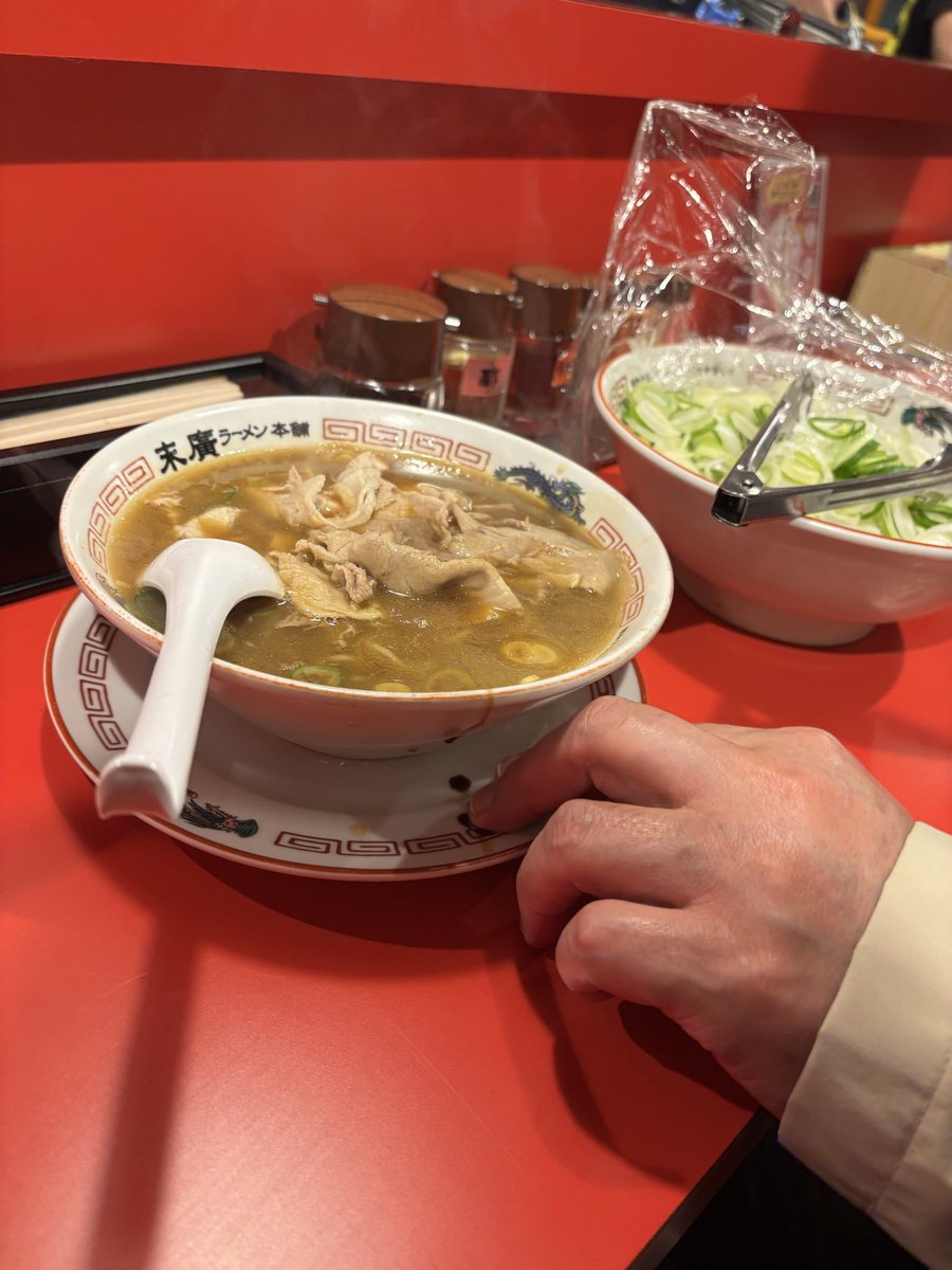 38〜40杯目

#熊源 市ヶ谷店
※記憶無し
※23:38着丼

#伍福軒 渋谷店
※記憶無し
※3:24着丼

#末廣ラーメン本舗 中野店
※記憶無し
※1:36着丼
※退店後5分で再入店して炒飯持ち帰りしたらしい

#今週のラーメン上甲
#今週のラーメン上甲2025