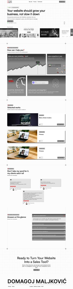 MatcooMedia's tweet photo. Just finished designing my portfolio website. https://t.co/b2LvYBRKg5