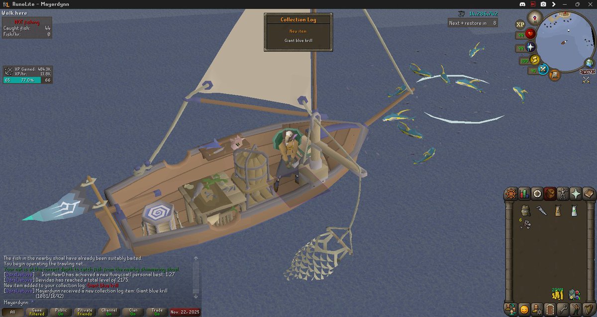 Yo, don't mind me fishing on a skiff