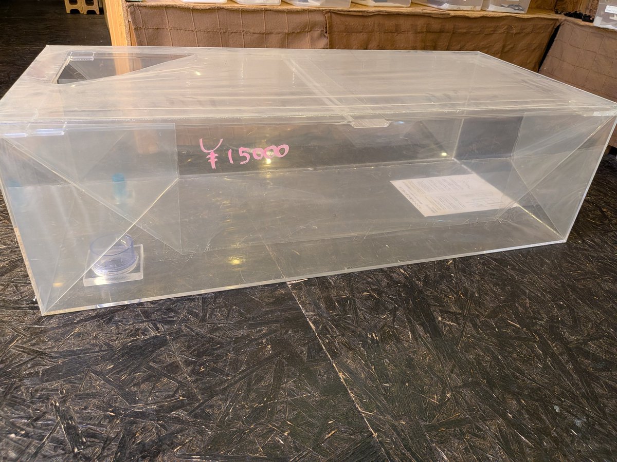 オーバーフローアクリル水槽✨️ 新品未使用 横90cm×奥行45cm×高さ30cm 