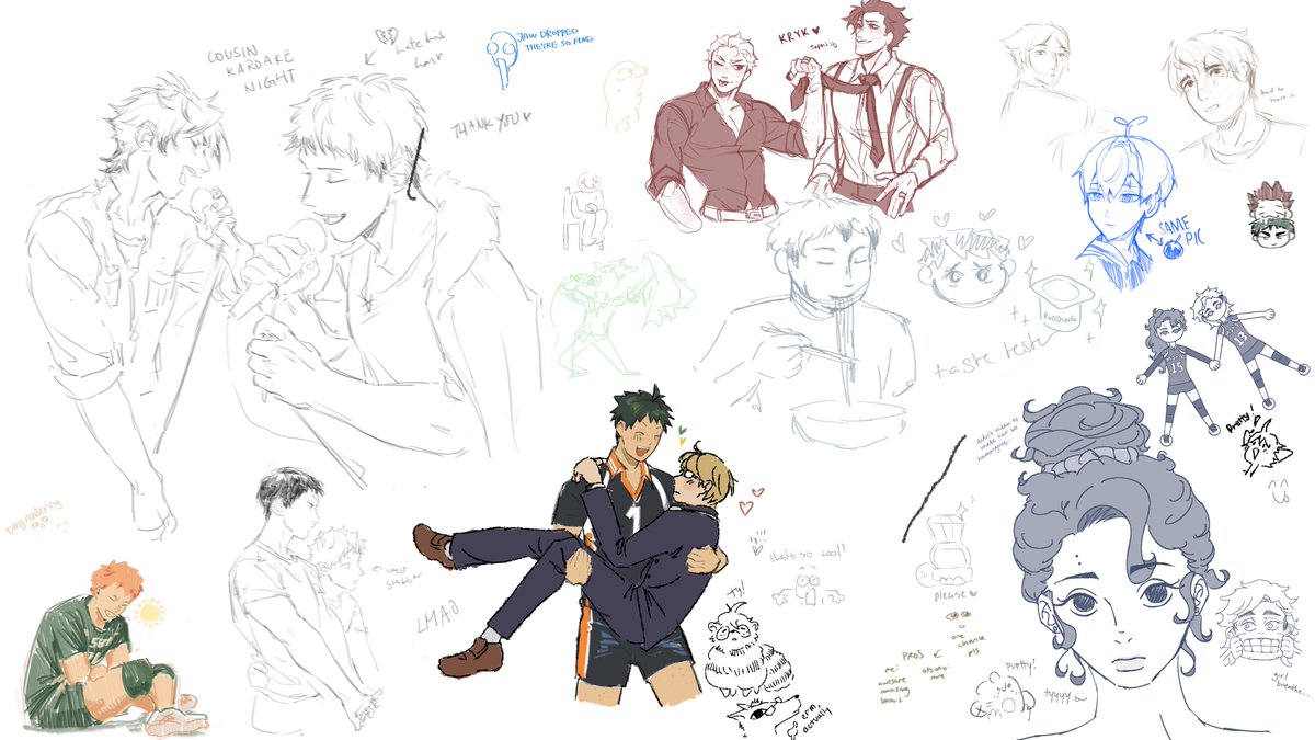 icaimess's tweet image. thank you all for joining the magma!!!!! &amp;lt;3 here's all the drawings made :)