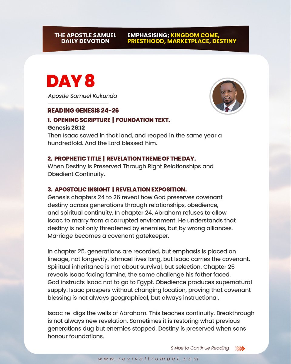 SamuelKukunda's tweet photo. Day 8 Devotion https://t.co/anpqiea9ex