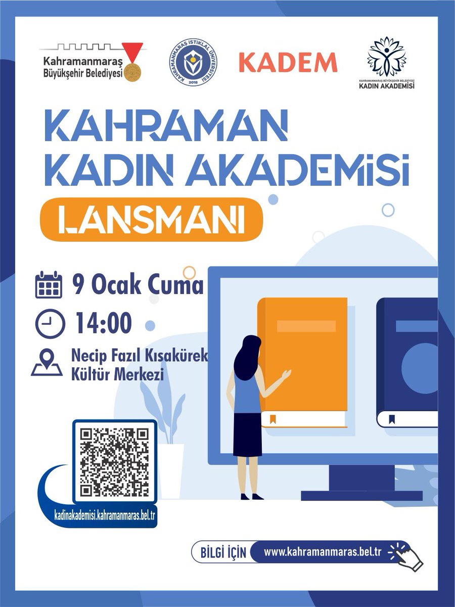 Kahraman Kadın Akademisi Lansmanı

🗓️ 9 Ocak Cuma | 14.00
📍 Necip Fazıl Kısakürek Kültür Merkezi

Büyükşehir Belediyemiz, KİÜ ve KADEM iş birliğinde yürütülen proje; kadınların ekonomik, sosyal ve kişisel gelişimlerine katkı sağlamayı, bilgiye erişimlerini kolaylaştırmayı ve