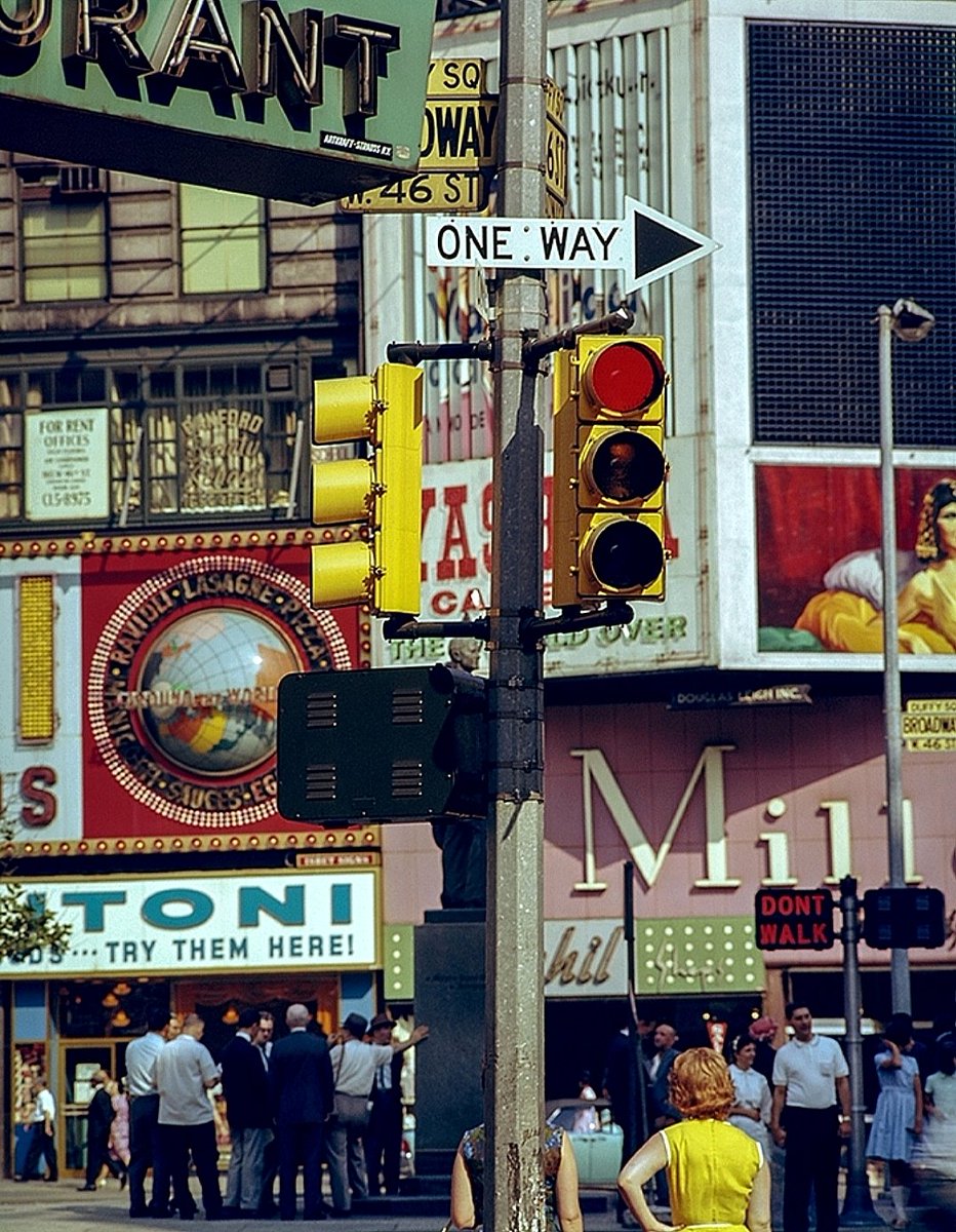 Broadway and 46th Street, New York, 1964 - Evelyn Hofer