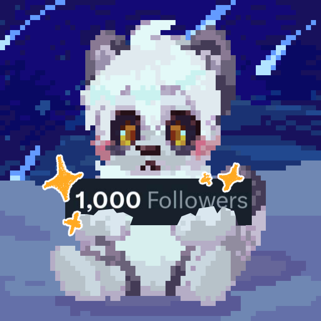 Tysm for 1k followers!!! 😭

This is my first time hitting 1k on anything so it means so much that u guys like my stuff. 

More news soon stay tuned and ty again 🩵