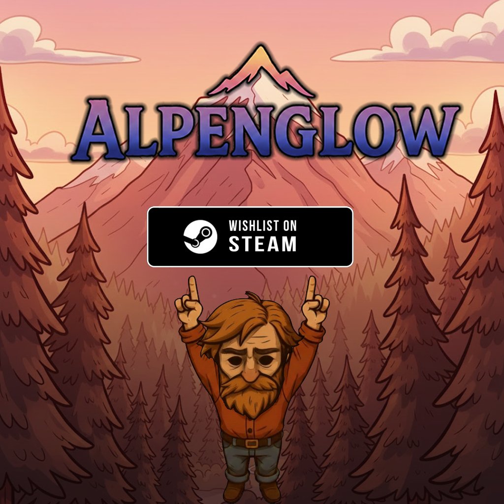 Finally, we're on Steam! Our journey begins here and will end in a million different ways. We hope you find yourself in some of these stories and discover many more tales of life.
bit.ly/SteamAlpenglow
#steam #gamedevelopment #game