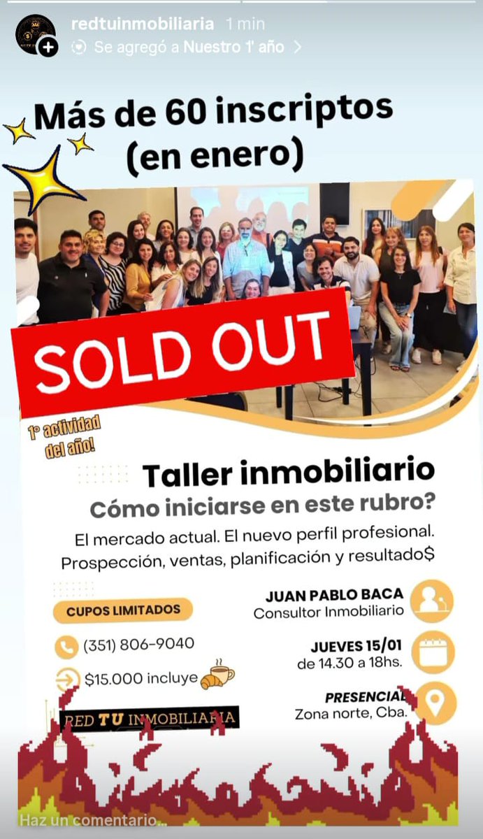 En enero vale doble (cupos agotados) Muchas gracias...