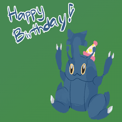 Heracross Pokemon Doodle for my friend's birthday today :D