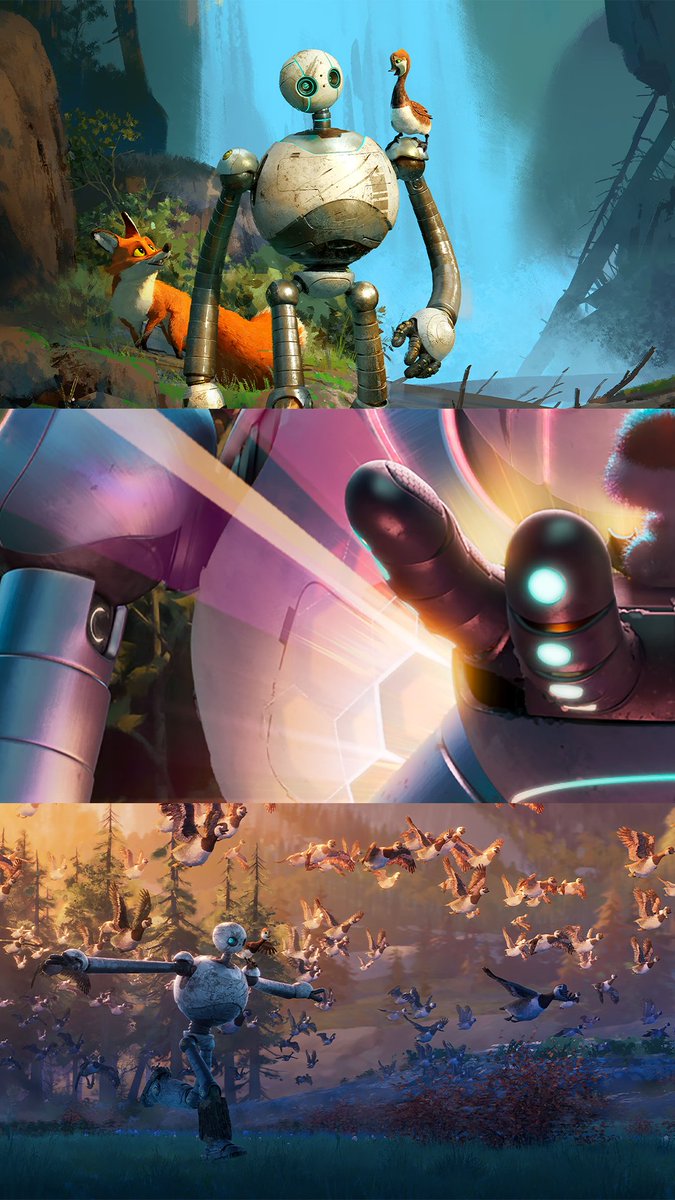 NetflixFR's tweet image. Le film LE ROBOT SAUVAGE demain, 9h01.