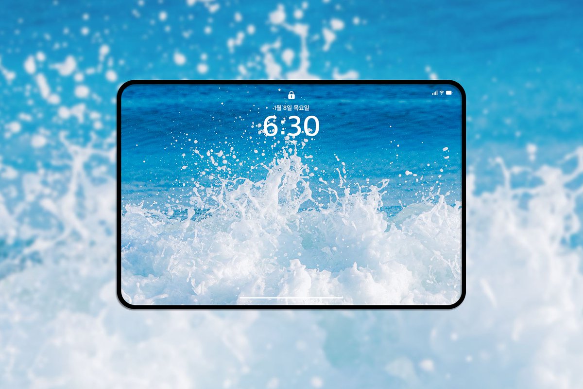 🌊 푸른 비상 (6종)

아이패드 배경화면(ipad wallpaper) 공유

✔️ 태블릿 / 아이패드 / 데스크탑 사용 가능
✔️ 무료배포기간 : ~ 1/9, 8:00pm

사용료는 응원의 알티와 마음으로🤍
여러분들의 흔적은 저에게 큰 힘이 됩니다.

🔗 posty.pe/asx2p5
🔗 blog.naver.com/pebit/22413958…