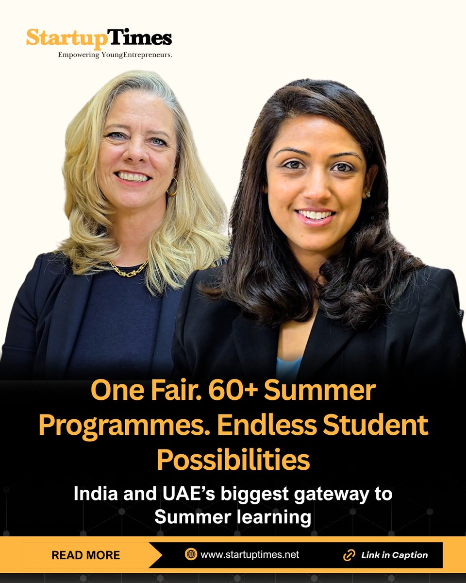 StartupTimes2's tweet photo. Summer isn’t just a break — it’s where clarity begins. The Red Pen Summer Programmes Fair 2026 brings 60+ curated Indian and global opportunities for students in grades 6–12.

👉 Read more:  https://t.co/jZjln4Eh7h
 
#StartupTimes #SummerProgrammes #StudentEnrichment https://t.co/47Bx8nDjTx