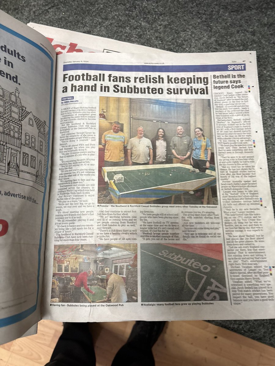 RAS (Rochford & Southend) Casual Subbuteo Club tweet media