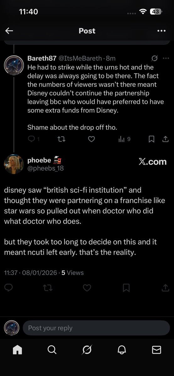 Very poor and dropping viewing numbers when reviewed against other big shows is now “What doctor who does”. 

I mean I get it it’s lost a lot of fans in these last few years. 

I honestly think a 5 year exile might be a good thing for the series.