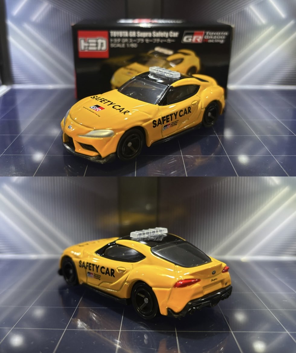 hiro_tomica's tweet photo. 本日届きました😊

注文から到着までの時間、梱包の差が激しかったです…
(スープラは3台注文しましたが、うち1台の箱は痛んでしまっていました…)

とはいえ、2台とも丁寧な印刷で満足です！
#トミカ https://t.co/SfWphrMHx1