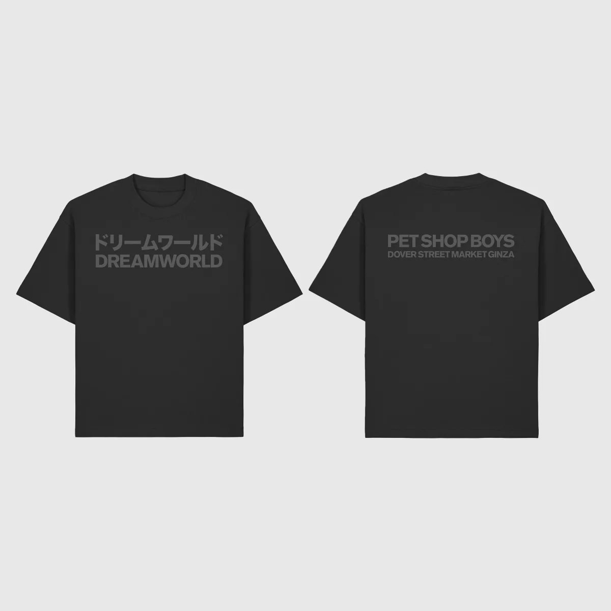 #petshopboys #80s #uk <a href="/petshopboys/">Pet Shop Boys</a> their Dreamworld Tour in #Japan 2026
 Their Two new exclusive PSB “Dreamworld” Japan T‑shirts are now available online and in-store through #DoverStreetMarket #Ginza in Tokyo.
shop-jp.doverstreetmarket.com/collections/pe…