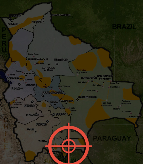 Apoyamos al 100% la exploración/explotación agresiva de hidrocarburos, aún más en áreas protegidas como Tariquía, Aguarague, etc. y demás pueblos.
Luego de 20 años de socialismo, tenemos menos de 4 TCF de gas, no podemos atender los reclamos infantiles de regionalistas.