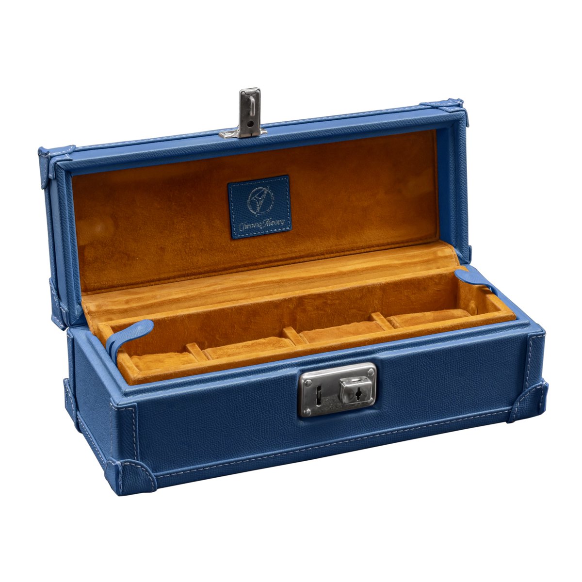 BOSPHORUS LEATHER 4本用ハードケース「SAFFIANO DARK GREY