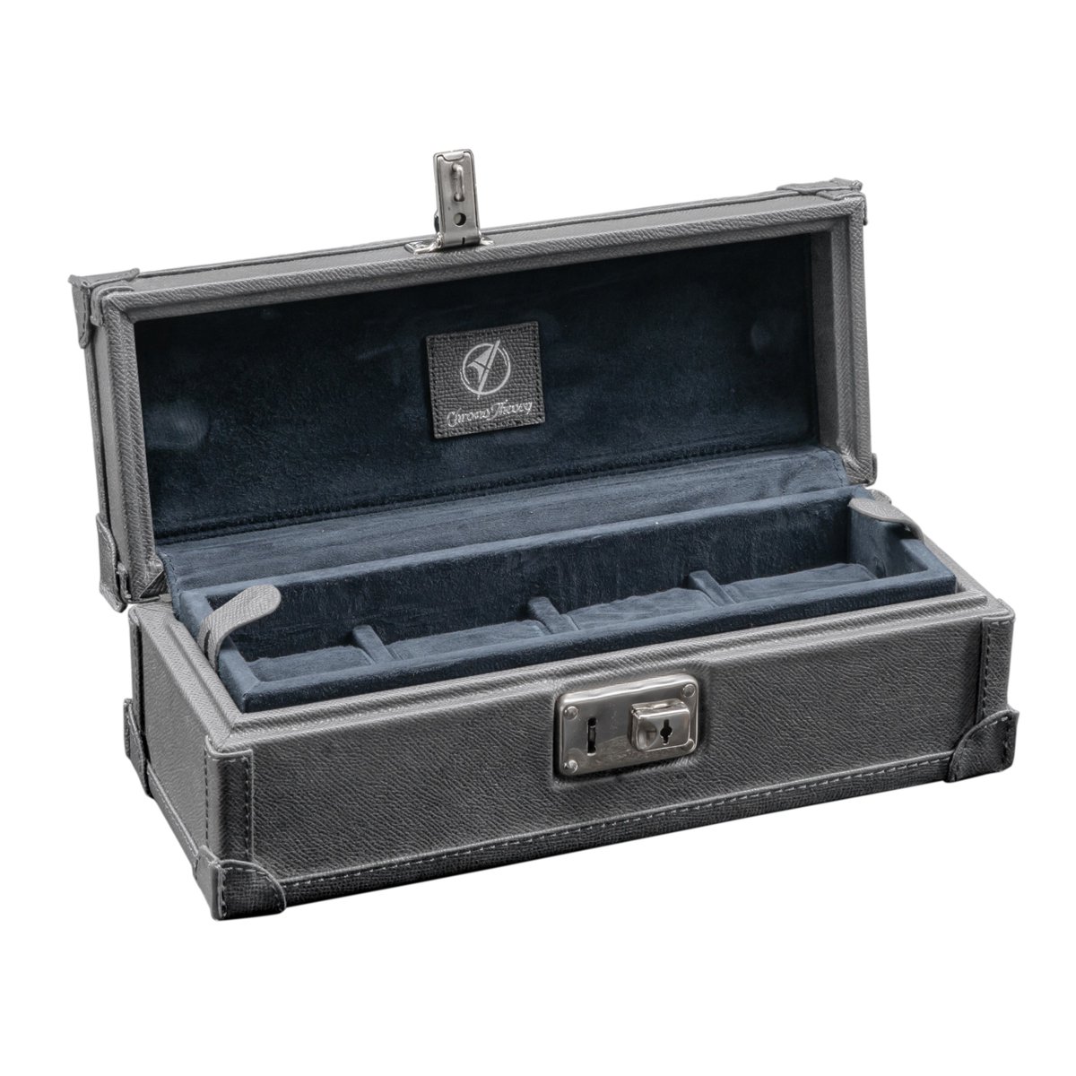 BOSPHORUS LEATHER 4本用ハードケース「SAFFIANO DARK GREY